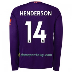Koszulka Liverpool Henderson 14 Wyjazdowe Koszulki Piłkarskie 2018-2019 Długi Rękaw